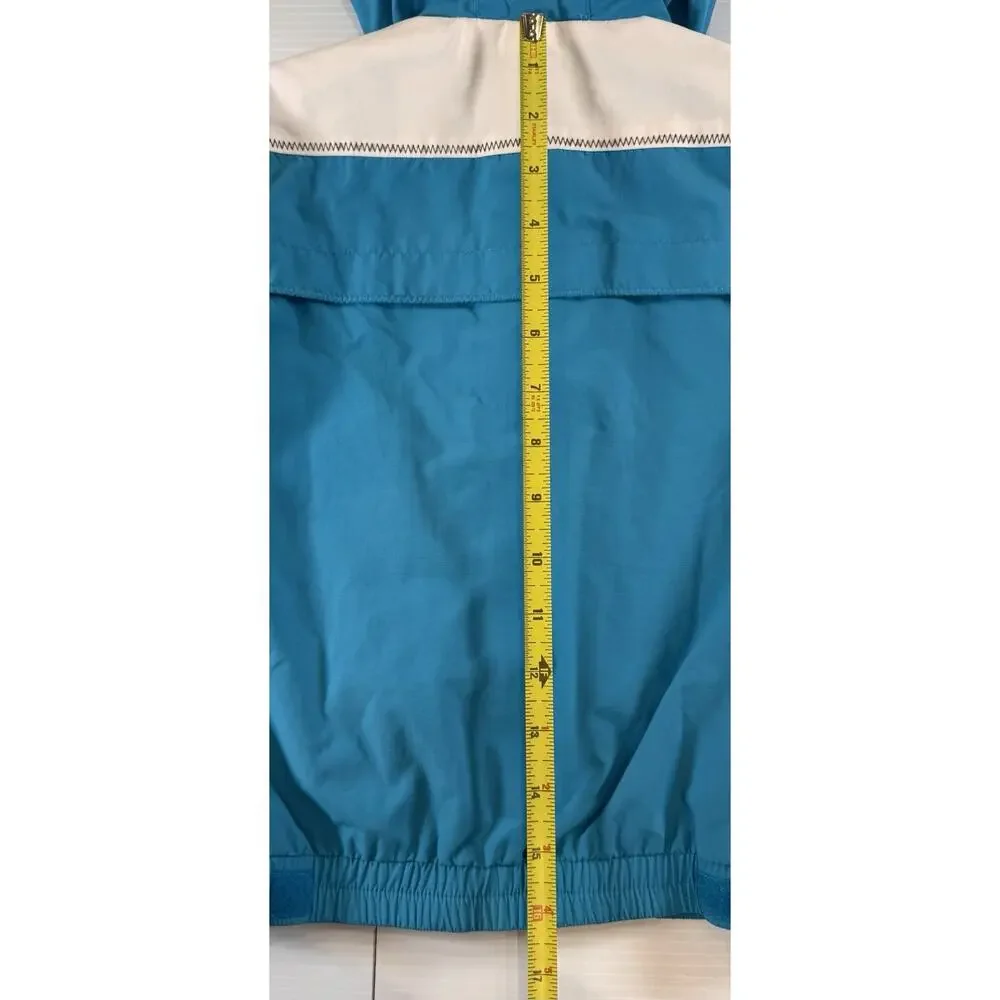Palomino Boys Hooded Sailing Windbreaker Jacket Blue White Size 104 4T 4 Years